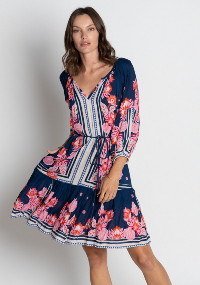 Load image into Gallery viewer, LULASOUL LADERA DRESS - NAVY
