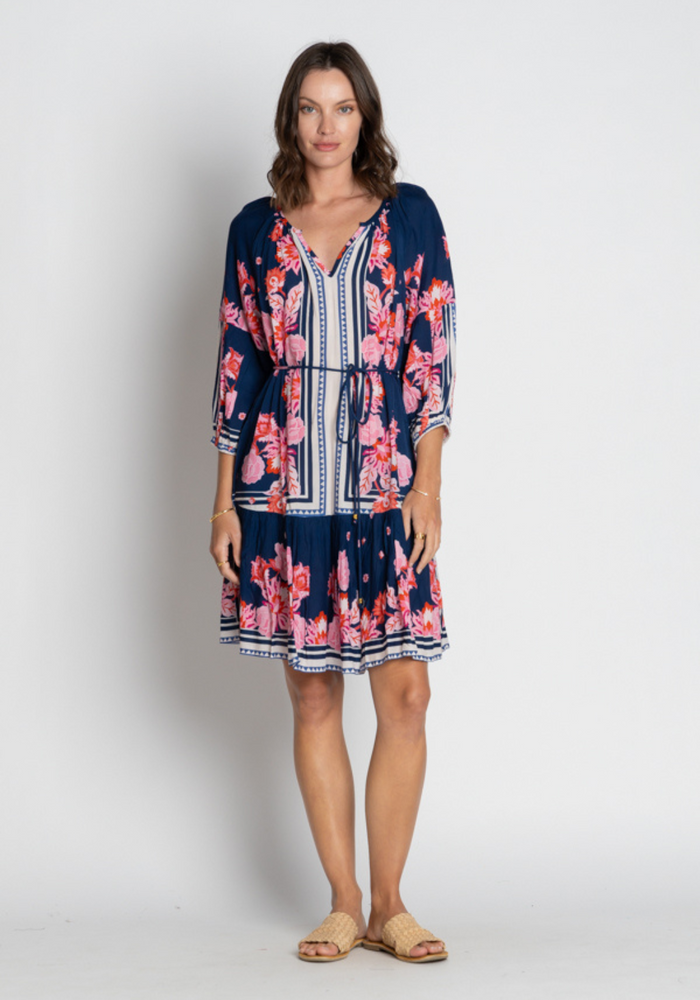 Load image into Gallery viewer, LULASOUL LADERA DRESS - NAVY