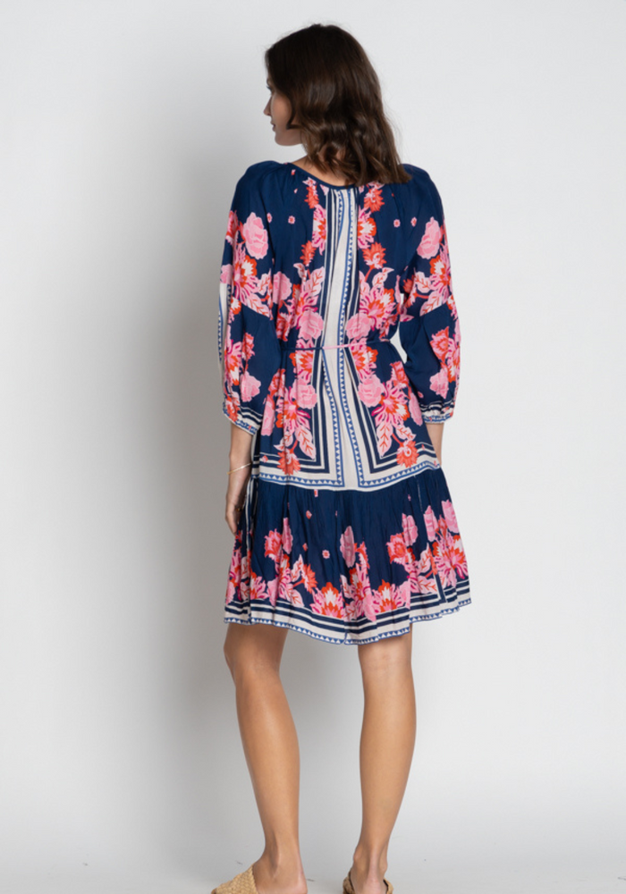 Load image into Gallery viewer, LULASOUL LADERA DRESS - NAVY