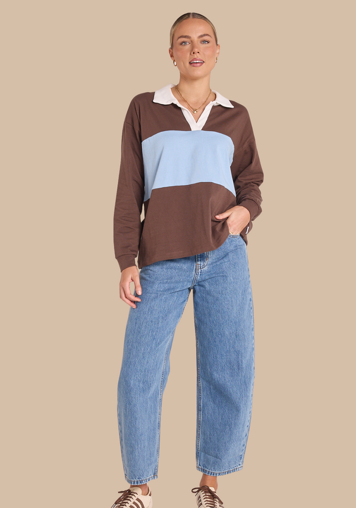 Load image into Gallery viewer, FEATHER + NOISE CARSON SWEATER - COCOA