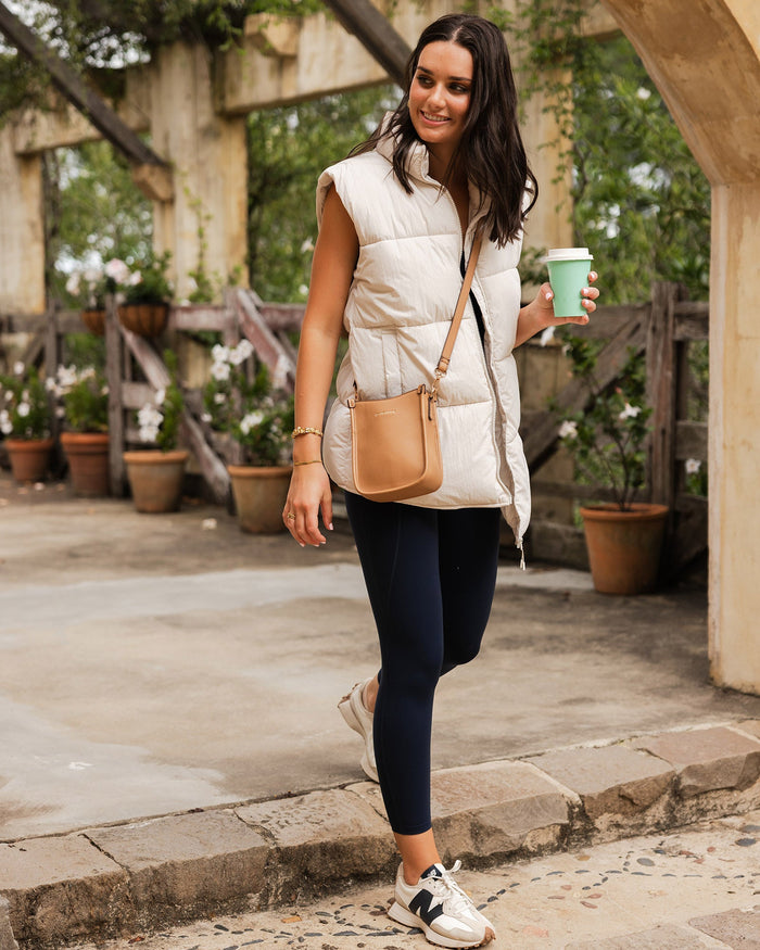 Load image into Gallery viewer, LOUENHIDE PARKER PHONE CROSSBODY BAG - CAMEL