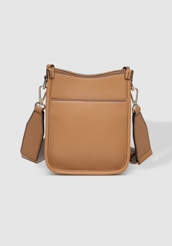 LOUENHIDE PARKER PHONE CROSSBODY BAG - CAMEL