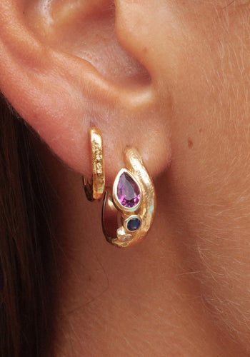 TONI MAY SORRENTO HOOPS - GOLD