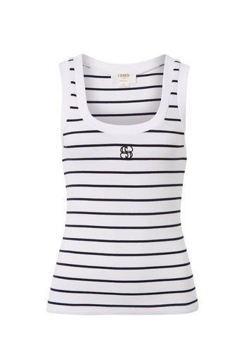 CERES LIFE CONTOUR SCOOP TANK - NEW NAVY MONOGRAM