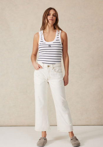 CERES LIFE CONTOUR SCOOP TANK - NEW NAVY MONOGRAM