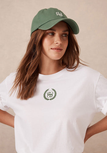 CERES LIFE MONOGRAM CAP - HERITAGE GREEN