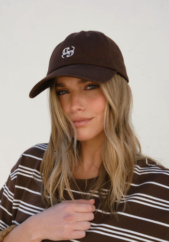 CERES LIFE MONOGRAM CAP - CHOCOLATE