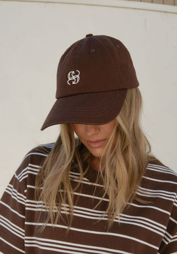 CERES LIFE MONOGRAM CAP - CHOCOLATE