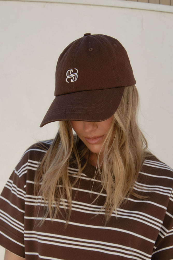 Load image into Gallery viewer, CERES LIFE MONOGRAM CAP - CHOCOLATE