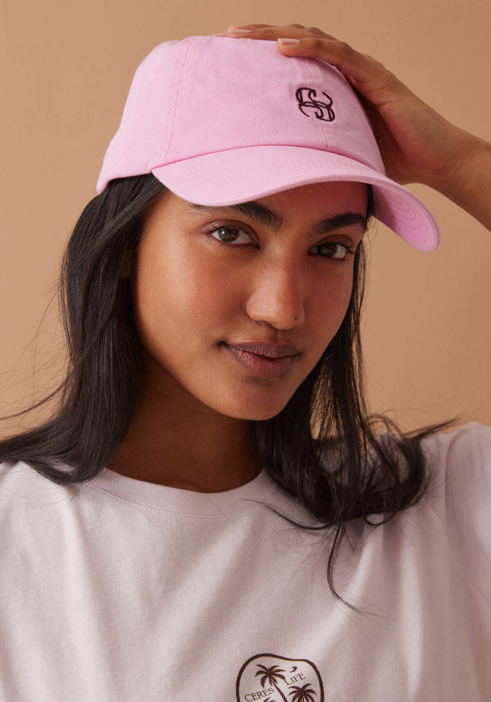 CERES LIFE MONOGRAM CAP - PINK