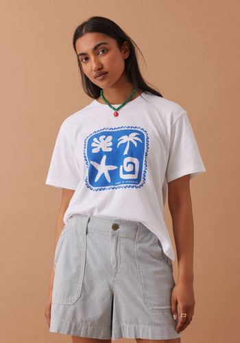 CERES LIFE WEEKENDER SHORT - FRESH BLUE STRIPE