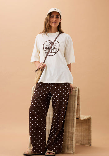 CERES LIFE LIV OVERSIZED TEE - ISLAND PALMS