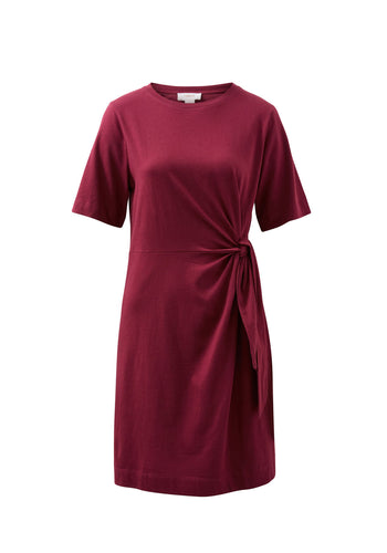 CERES LIFE AGNES TIE MINI TEE DRESS - POMEGRANTE