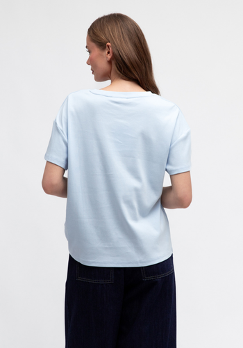 JESSIE EASY TUCK TEE - BABY BLUE