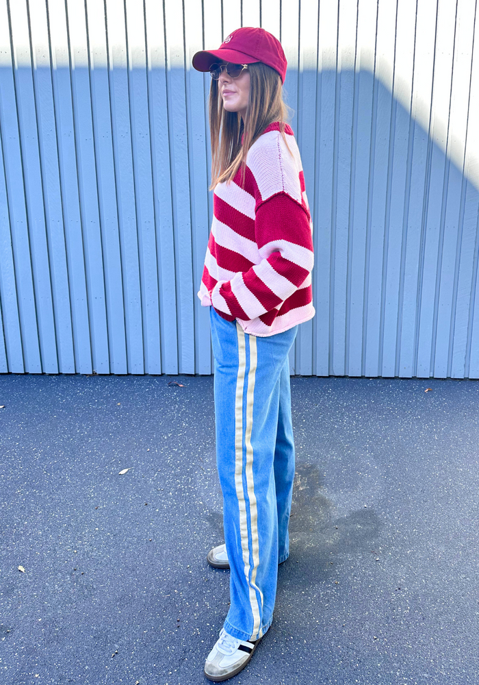 Load image into Gallery viewer, ROMY RACER JEANS - LIGHT DENIM