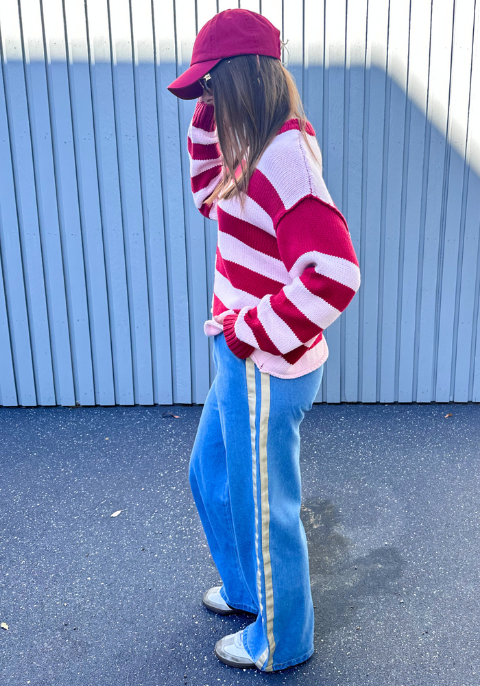 Load image into Gallery viewer, ROMY RACER JEANS - LIGHT DENIM