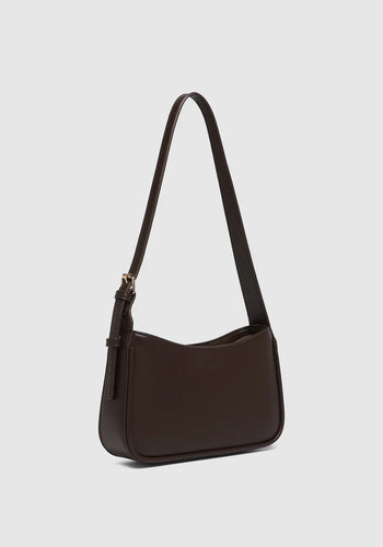 LOUENHIDE IVY SHOULDER BAG - CHOCOLATE