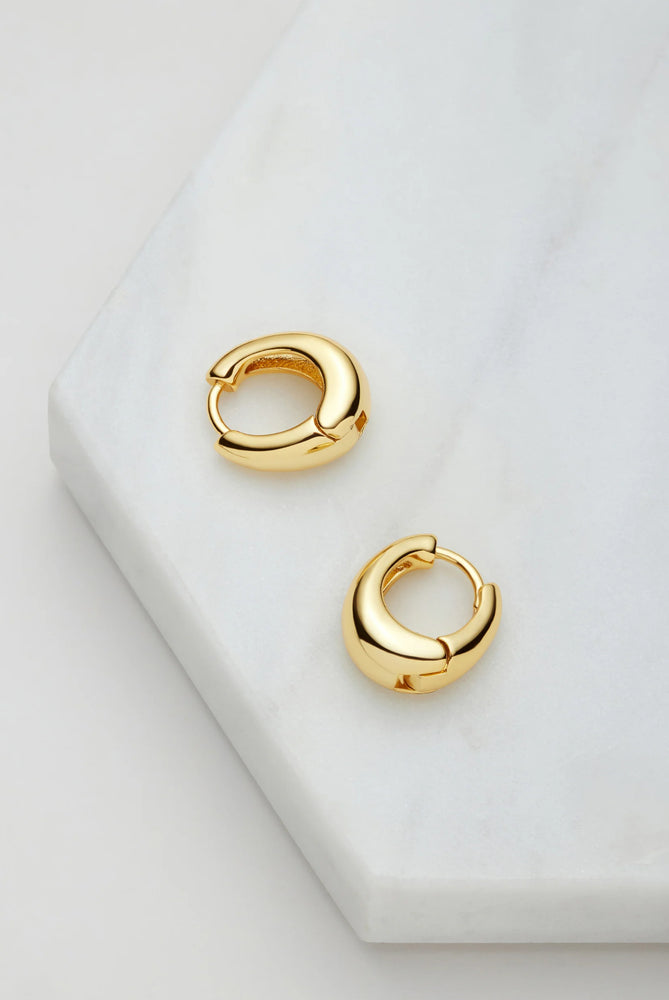 Load image into Gallery viewer, ZAFINO STEPH HOOP MEDIUM - GOLD