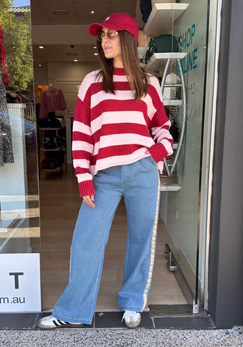 ROMY RACER JEANS - LIGHT DENIM