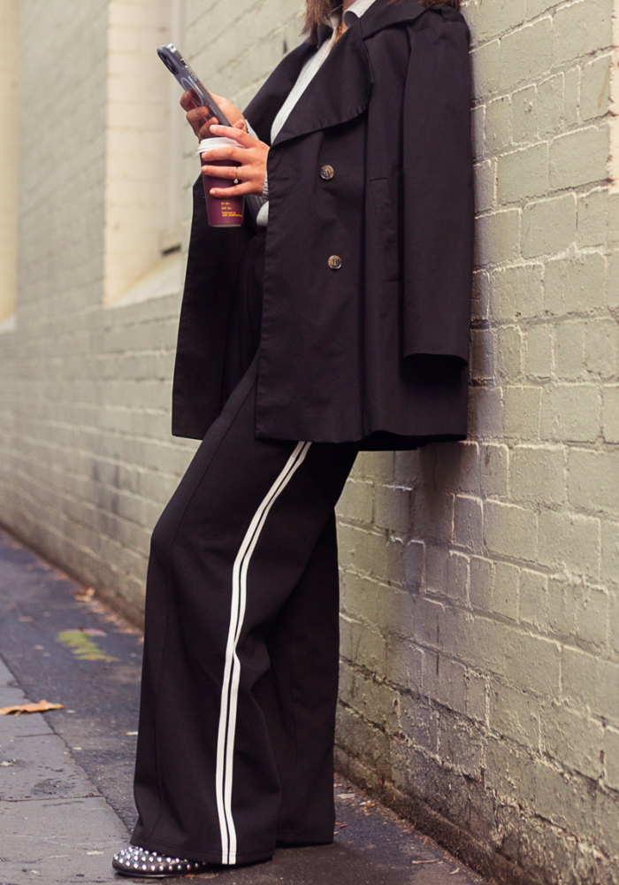 Load image into Gallery viewer, FEATHER + NOISE NOAH FULL LENGTH WIDE LEG PANT - BLACK