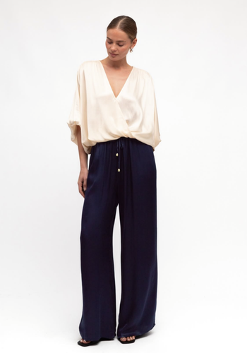 ZURI RELAXED PANTS - NAVY