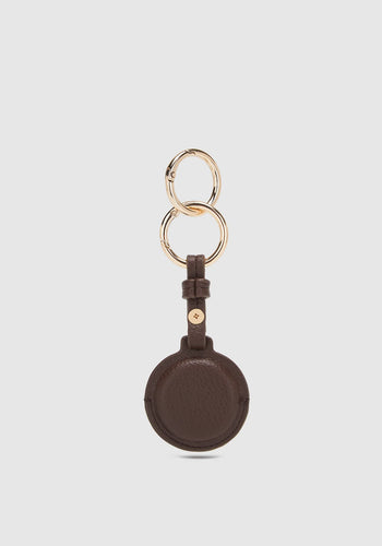 LOUENHIDE OPAL AIRTAG CASE - CHOCOLATE