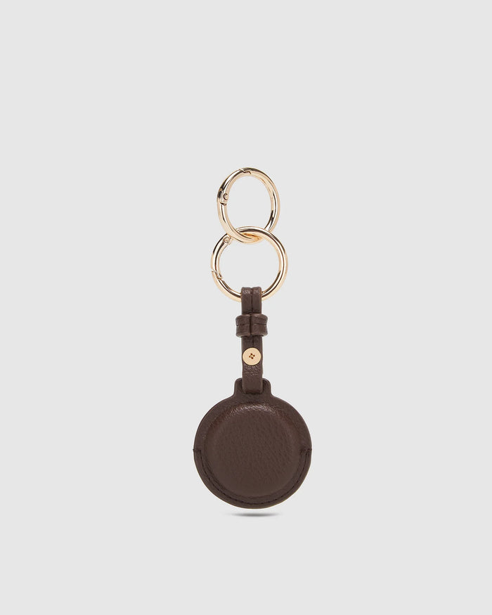 Load image into Gallery viewer, LOUENHIDE OPAL AIRTAG CASE - CHOCOLATE