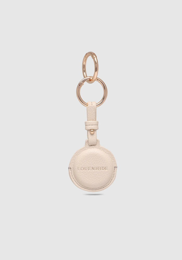 LOUENHIDE OPAL AIRTAG CASE - VANILLA