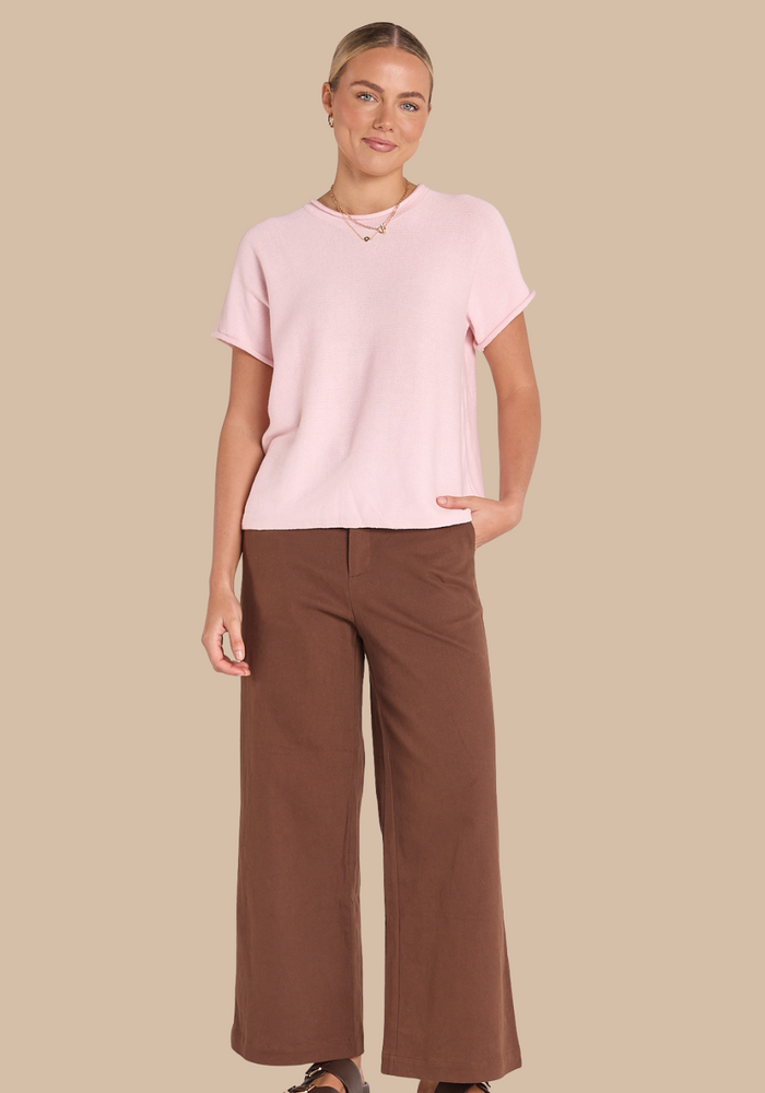 Load image into Gallery viewer, FEATHER + NOISE DARCY PANT - CHOCOLATE