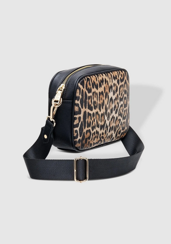 LOUENHIDE GINGER CROSSBODY BAG - LEOPARD