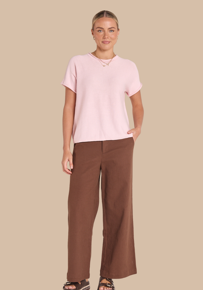 Load image into Gallery viewer, FEATHER + NOISE DARCY PANT - CHOCOLATE