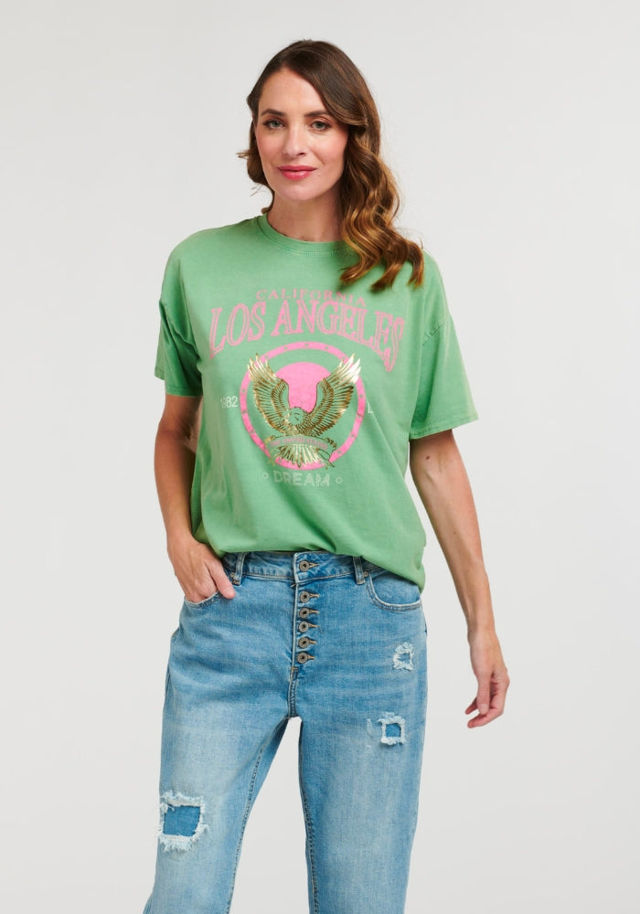 Load image into Gallery viewer, L.A. TEE SHIRT - GREEN