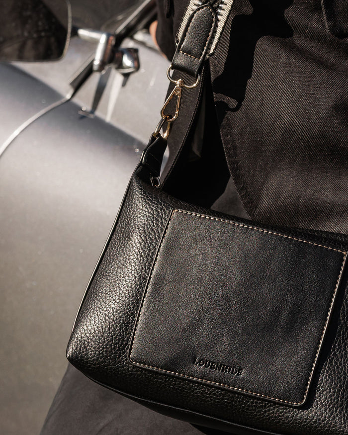 Load image into Gallery viewer, LOUENHIDE HAVANNA CROSSBODY BAG - BLACK