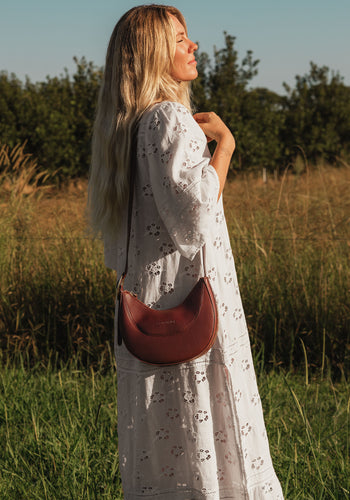 LOUENHIDE LANE CROSSBODY BAG - BURGUNDY