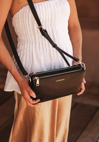 LOUENHIDE MILLIE CROSSBODY BAG - BLACK