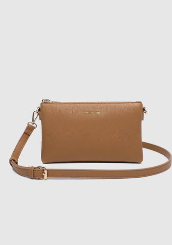 LOUENHIDE MILLIE CROSSBODY BAG - CARAMEL