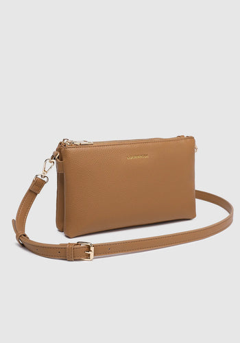 LOUENHIDE MILLIE CROSSBODY BAG - CARAMEL