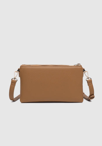 LOUENHIDE MILLIE CROSSBODY BAG - CARAMEL
