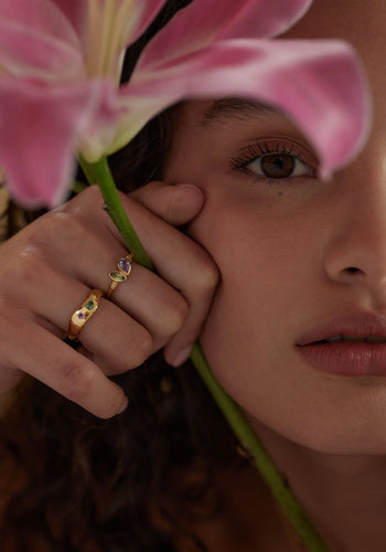 TONI MAY WILLA RING - APATITE/GOLD