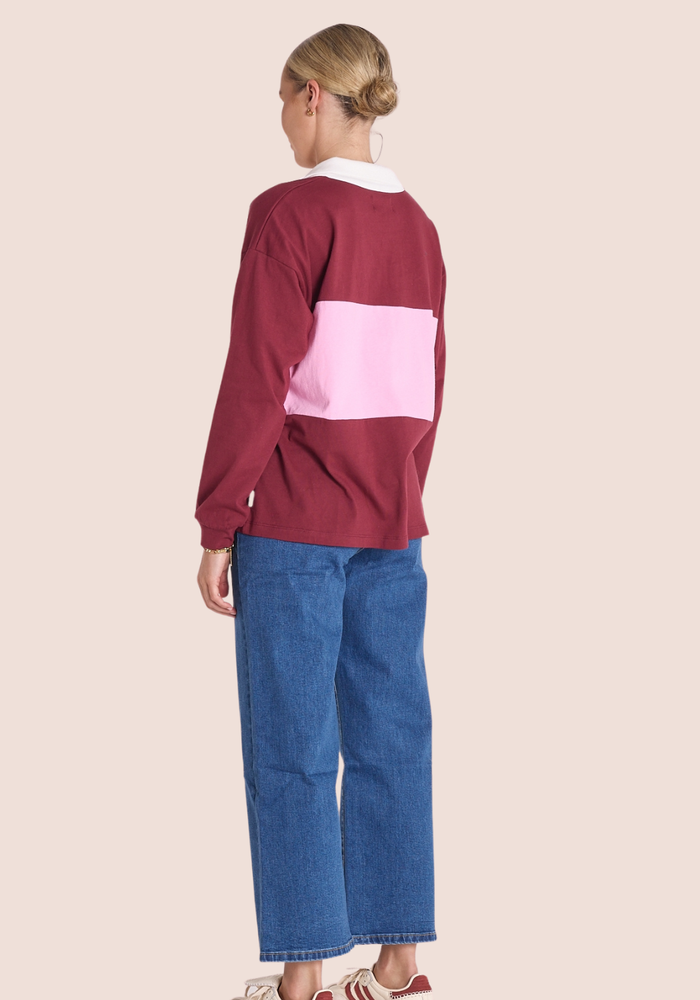 Load image into Gallery viewer, FEATHER + NOISE CARSON TOP - MAROON