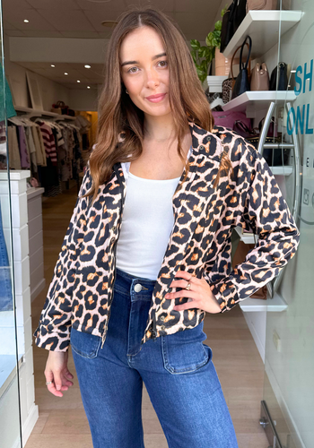 RUBYYAYA LONDOLOZI JACKET - LEOPARD