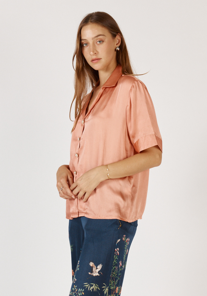 Load image into Gallery viewer, RUBYYAYA GEORGIA SHIRT - PINK