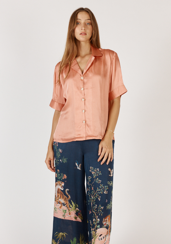 Load image into Gallery viewer, RUBYYAYA GEORGIA SHIRT - PINK