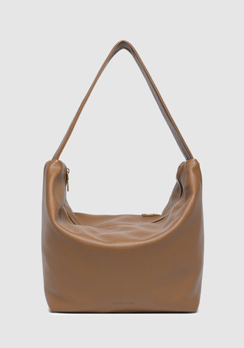 LOUENHIDE MORGAN SHOULDER BAG - CARAMEL