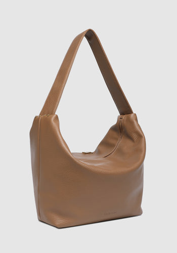 LOUENHIDE MORGAN SHOULDER BAG - CARAMEL