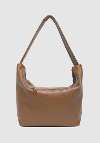 LOUENHIDE MORGAN SHOULDER BAG - CARAMEL