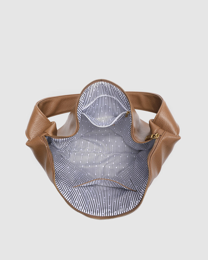 Load image into Gallery viewer, LOUENHIDE MORGAN SHOULDER BAG - CARAMEL