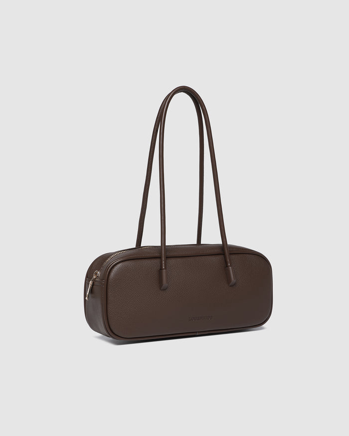Load image into Gallery viewer, LOUENHIDE CAMILLA SHOULDER BAG - CHOCOLATE