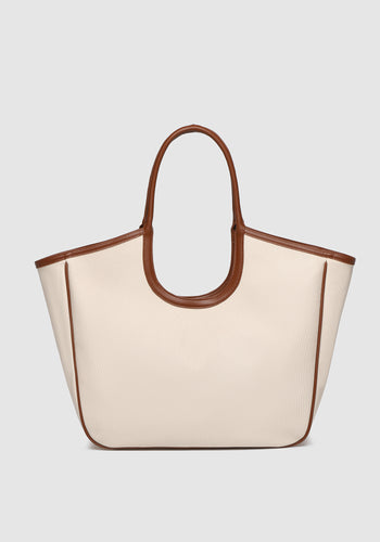 LOUENHIDE ALEXANDRA TOTE BAG - CANVAS/TAN