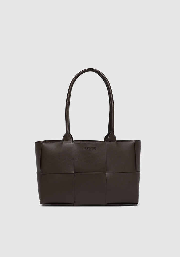 LOUENHIDE GWEN HANDBAG - CHOCOLATE